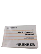 4 RUNNER  2003 Owners Manual 641691