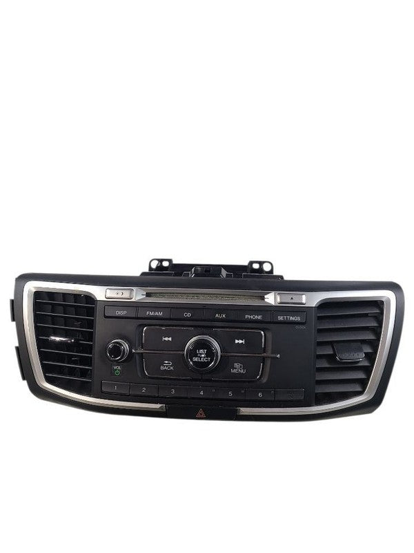 Audio Equipment Radio Sedan Receiver And Face Panel Fits 13-15 ACCORD 