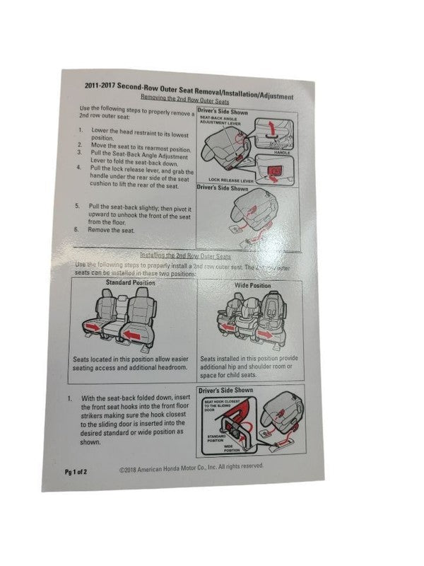 ODYSSEY   2012 Owners Manual 603374