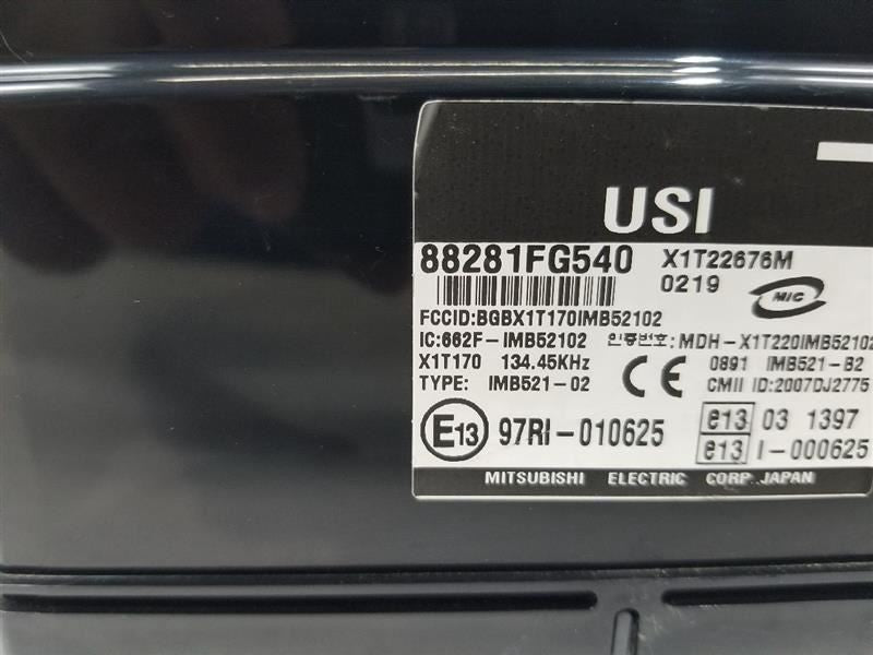 Chassis ECM Multifunction Integrated Unit Fits 10 IMPREZA 548113