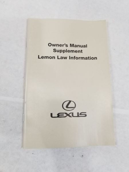 LS430     2001 Owners Manual 554493