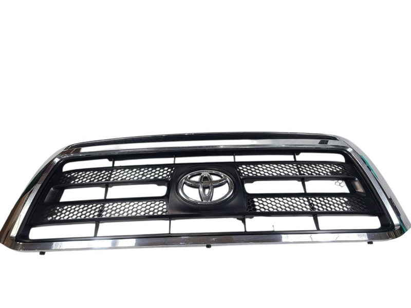 Grille Crew Cab 4 Door Base Chrome Black Insert Fits 10-13 TUNDRA 6613