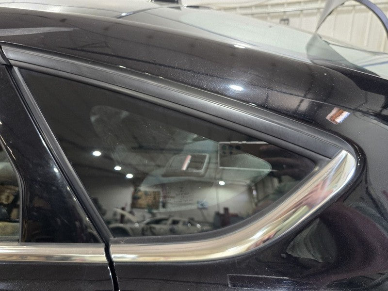 Driver Left Quarter Glass Chrome On Bottom Only Fits 13-20 FUSION 6361
