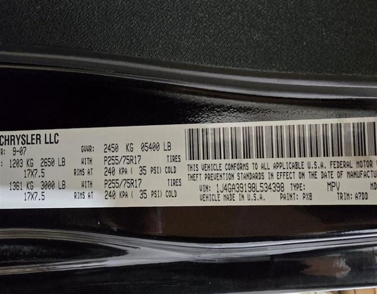 Automatic Transmission 3.8L 4WD Fits 07-11 WRANGLER 589516