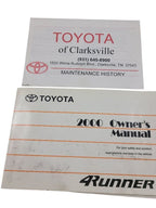 4 RUNNER  2000 Owners Manual 640738