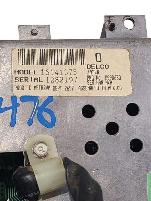 Audio Equip Radio AM Mono-fm Stereo Fits 88-94 CHEVROLET 1500 663977 1