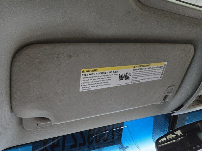 Driver Left Sun Visor Illuminated Fits 07-14 ESCALADE 613162