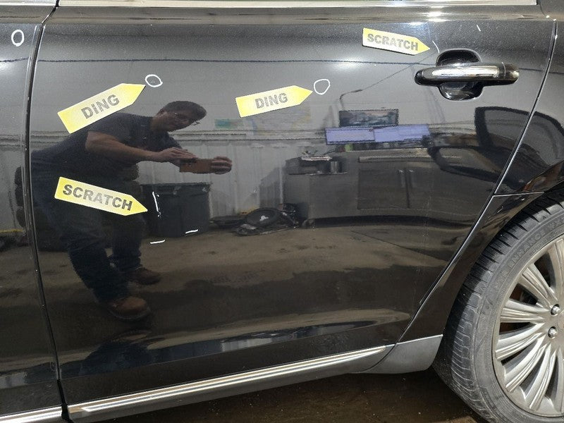 Driver Rear Side Door Tinted Glass Lower Side Moulding Fits 09-16 MKS 