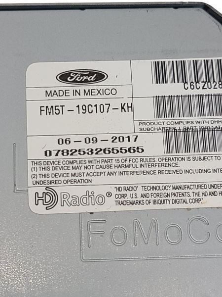 Audio Equipment Radio Receiver AM-FM-CD-MP3 Single Disc Fits 16-18 FOC