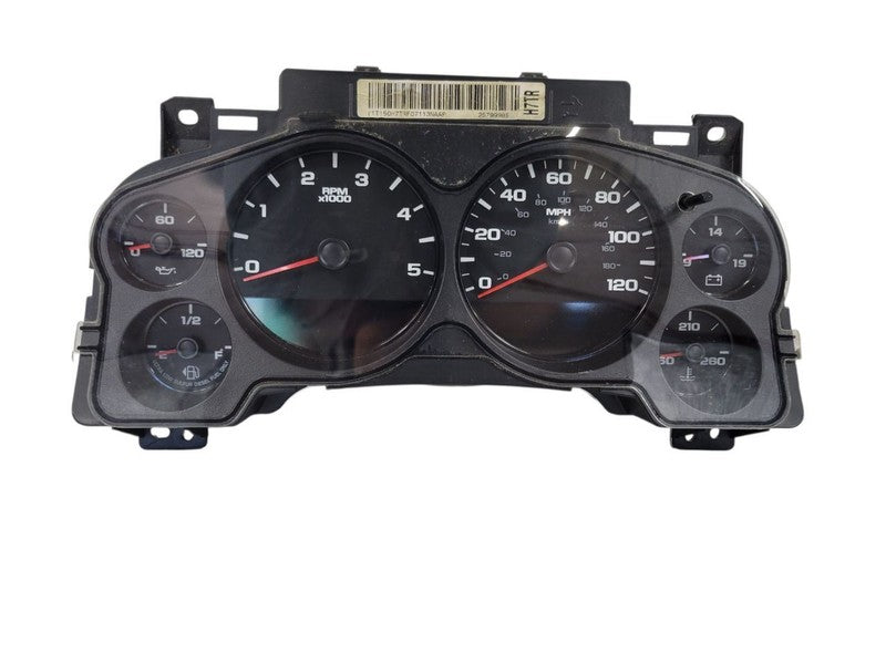 Speedometer Cluster MPH US Market Fits 07-11 SILVERADO 2500 PICKUP 669