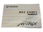 MATRIX    2007 Owners Manual 585473