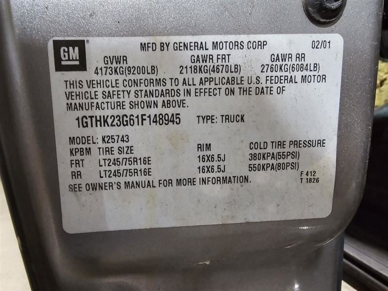 Driver Front Door Switch Driver's Master Fits 00-02 SUBURBAN 1500 5883