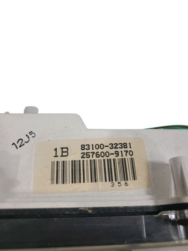 Speedometer MPH Analog Head Only 4 Cylinder Fits 90-91 CAMRY 657255