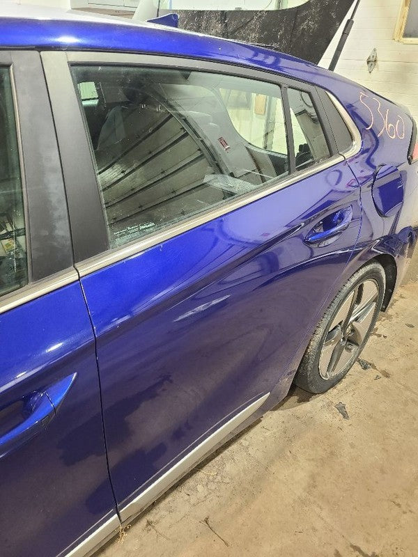Driver Left Rear Side Door With Body Side Moulding Fits 17-22 IONIQ 65