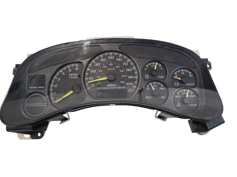 Speedometer Cluster MPH US Market ID Cdkj Fits 00-02 SIERRA 1500 66256