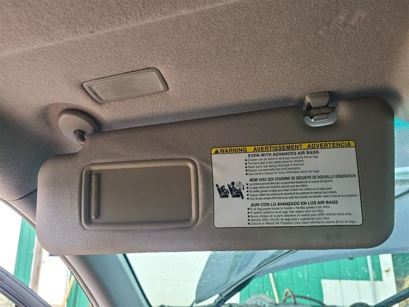 Driver Left Sun Visor Without Illumination Fits 08-10 HIGHLANDER 60312