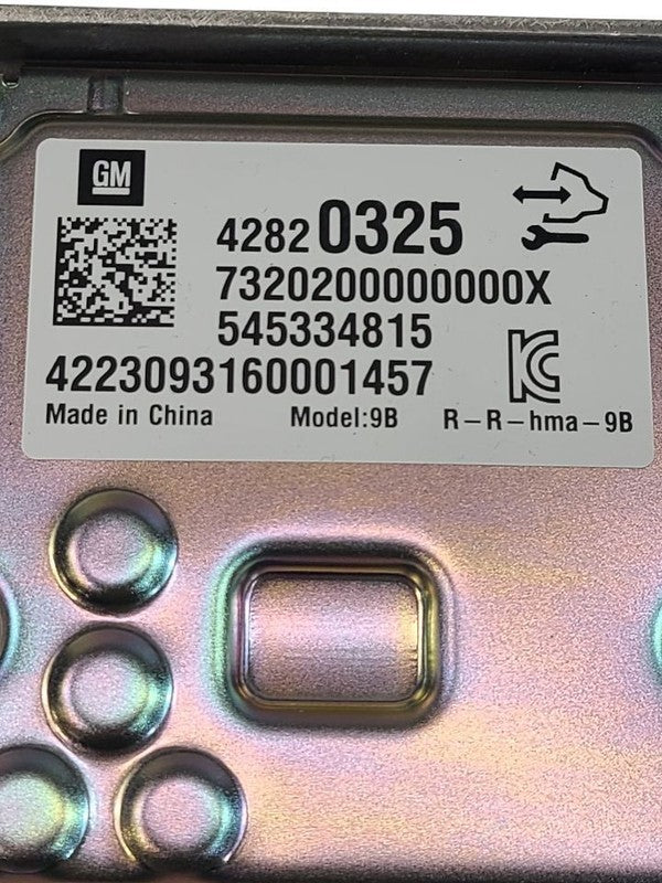 Audio Equipmnt Radio Amp 6 Speaker System Fits 21-25 TRAILBLAZER 65315