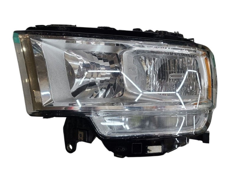 Driver Headlight Halogen Chrome Bezel Fits 19-24 DODGE 2500 PICKUP 680