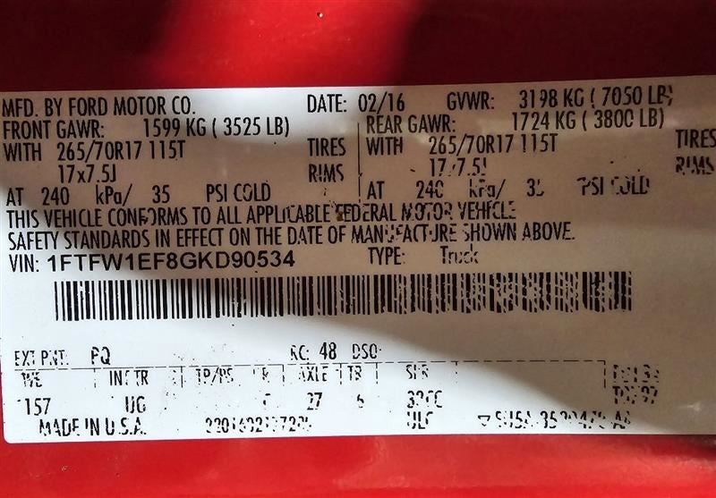 Audio Equip Radio Receiver AM-FM-CD-MP3 Fits 16 FORD F150 581323 GL3T1