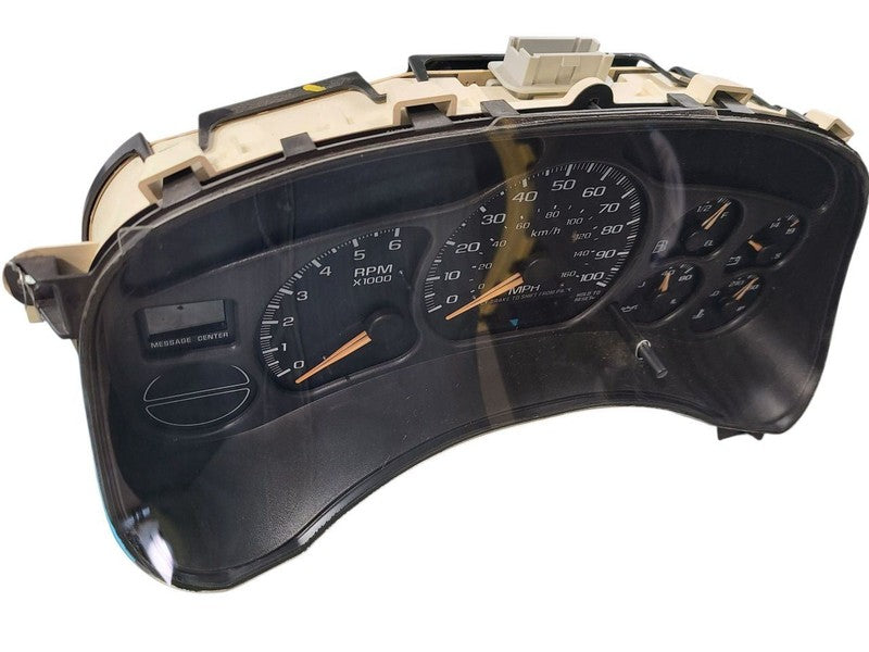 Speedometer Cluster MPH US Market ID Cdkj Fits 00-02 SIERRA 1500 64137