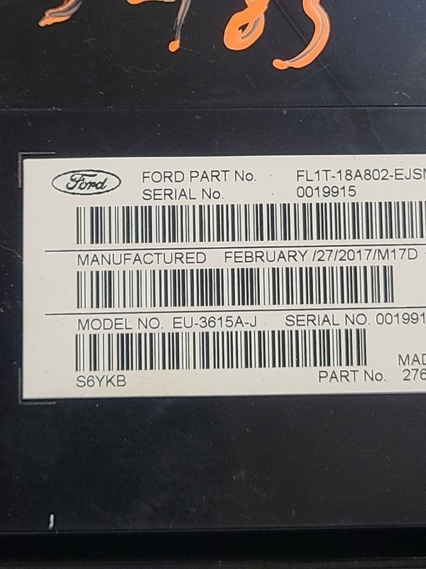 Audio Equipment Radio Control Panel Platinum Fits 15-17 EXPEDITION 665