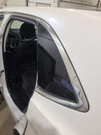 Driver Quarter Glass Privacy Tint Chrome Moulding Fits 15-24 EDGE 6491
