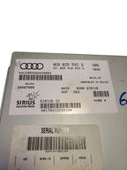 Audio Equipment Radio Satellite Control Sirius Fits 06-11 AUDI A6 6274