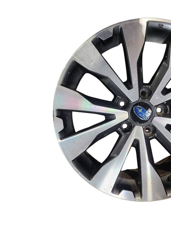 Wheel 18x7 Alloy Wagon Black Inlay Fits 15-17 LEGACY 653836