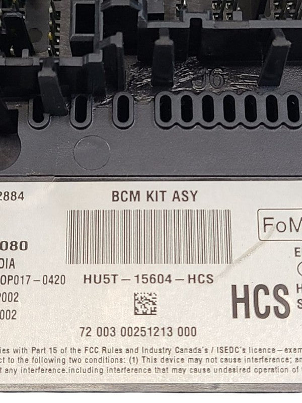 Chassis ECM Body Control BCM Behind Glove Box Fits 18-22 ECOSPORT 6141