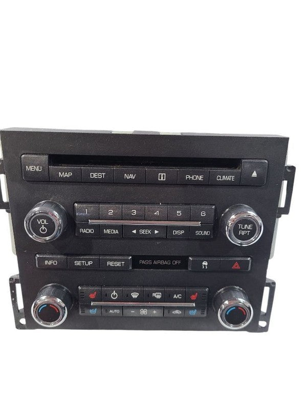 Audio Equipment Radio Control Panel Fits 09 MKS 644240