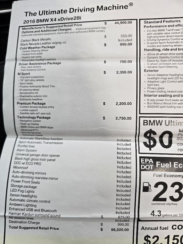 Chassis ECM Body BCM Power Control Fits 15-18 BMW X4 636800 6135938422