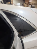 Driver Quarter Glass Privacy Tint Chrome Moulding Fits 15-24 EDGE 6491