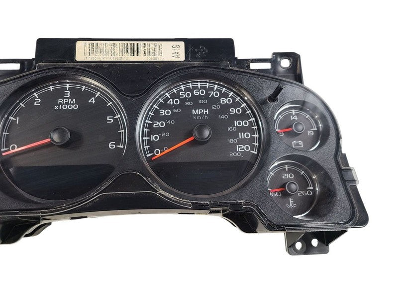 Speedometer Cluster MPH US Market Fits 07-14 SILVERADO 2500 PICKUP 641
