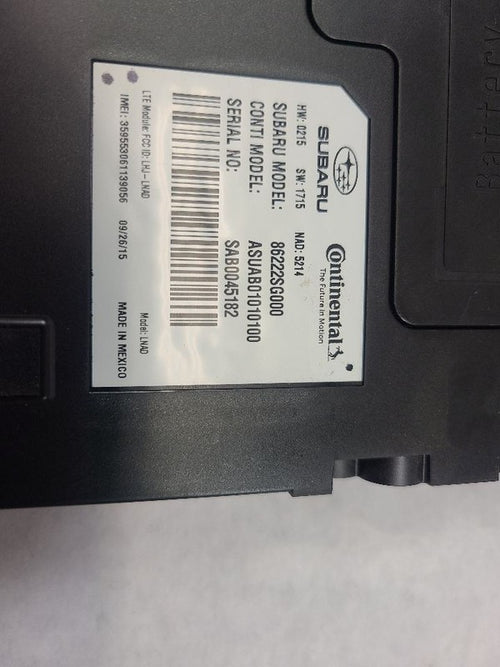 Chassis ECM Communication Telematics Behind Radio Fits 16-18 FORESTER 