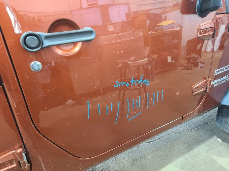 Passenger Front Door VIN W 6th Digit Jk Body Fits 11-18 WRANGLER 67430
