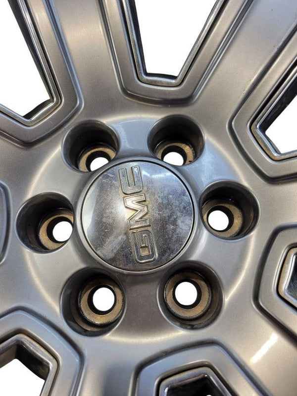 Wheel 22x9 7 Spoke Single Silver With Chrome Inserts Fits 15-20 ESCALA