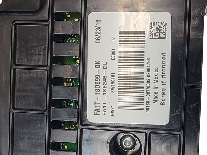 Audio Equipment Radio Control Panel Heated Seats Fits 16 MKX 659257