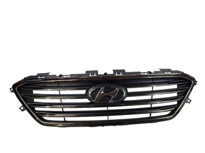 Grille Center Upper 4 Bars Chrome Fits 15-17 SONATA 647406