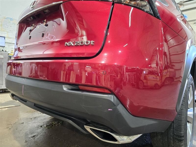 Rear Bumper With Rear Park Assist Fits 15-17 LEXUS NX200T 602105