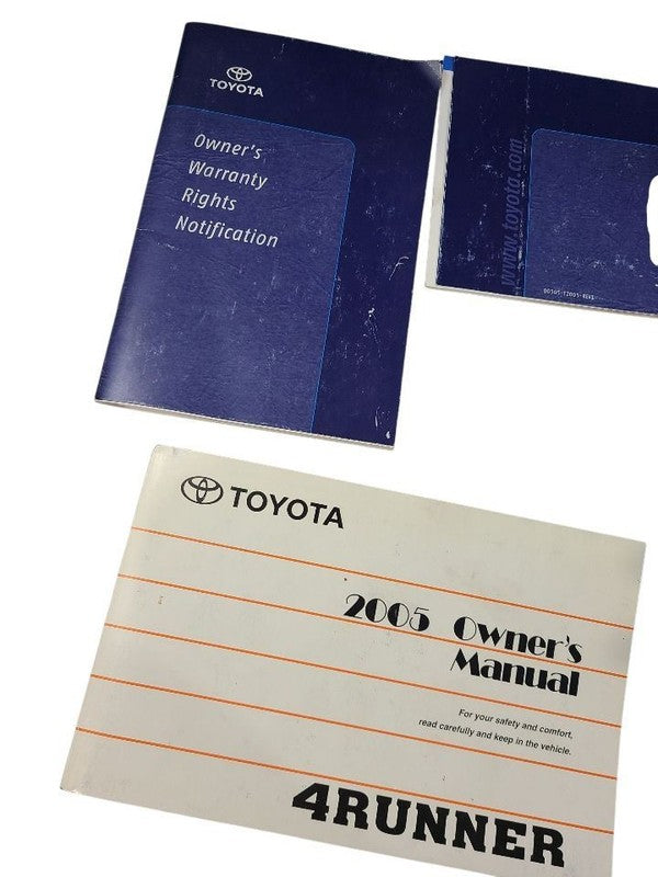 4 RUNNER  2005 Owners Manual 639686