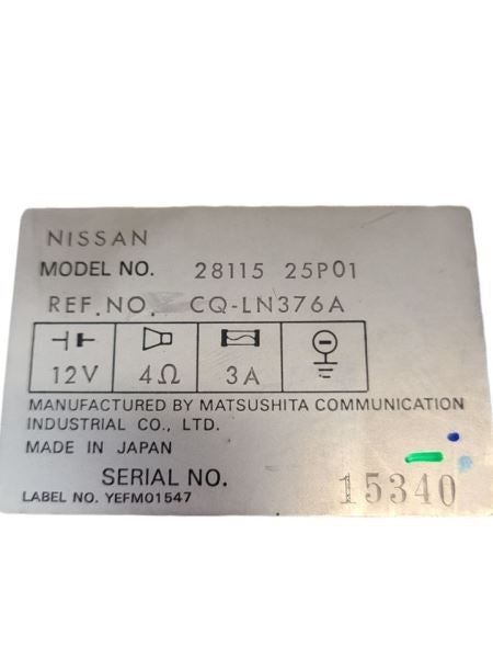 Audio Equipment Radio Receiver Am-fm-stereo-cassette Fits 88-89 300ZX 