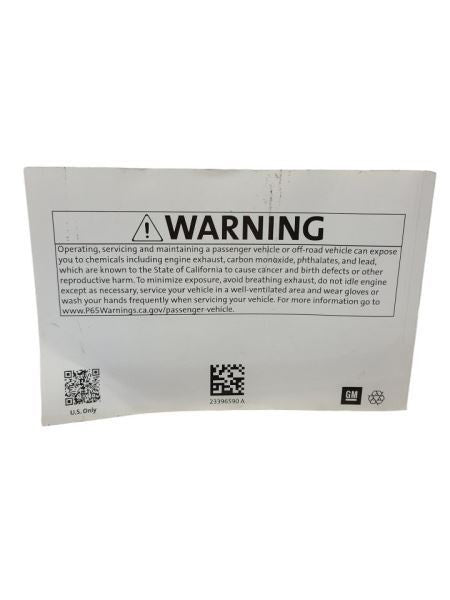 COLORADO  2018 Owners Manual 598292