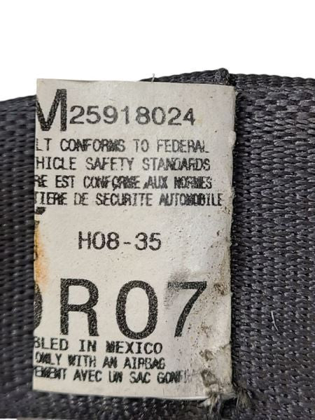 Seat Belt Front Bucket And Bench Passenger Fits 07-08 AVALANCHE 1500 6
