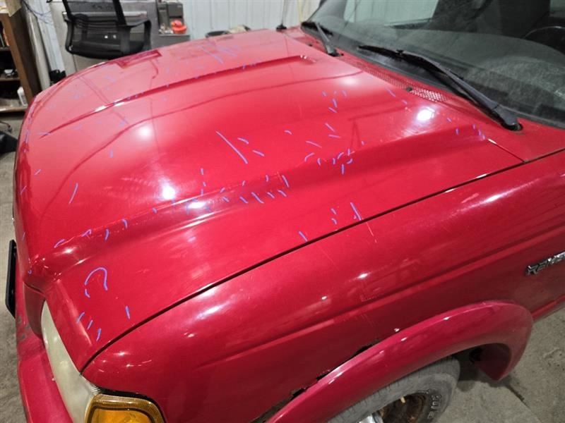 Hood Raised Hood Fiberglass Fits 01-03 RANGER 590217