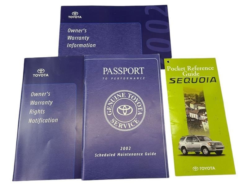 SEQUOIA   2002 Owners Manual 600684