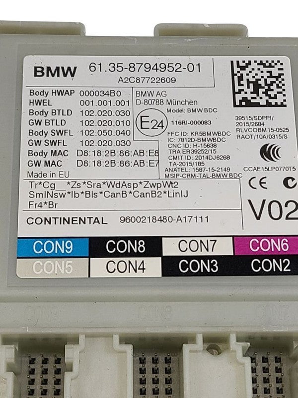 Chassis ECM BCM Body Control Fits 18-21 BMW X3 644610