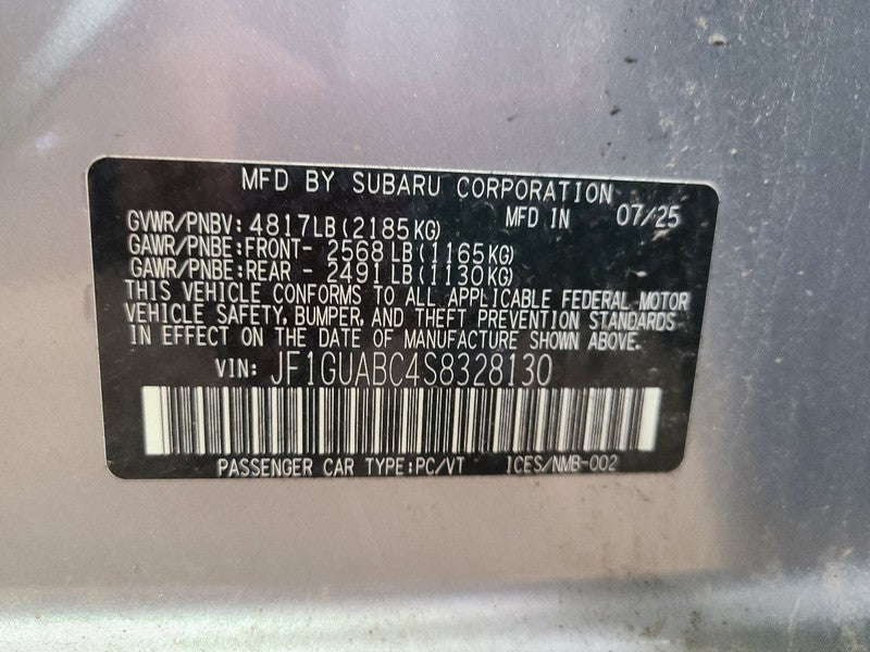 IMPREZA   2025 Column Switch 678443