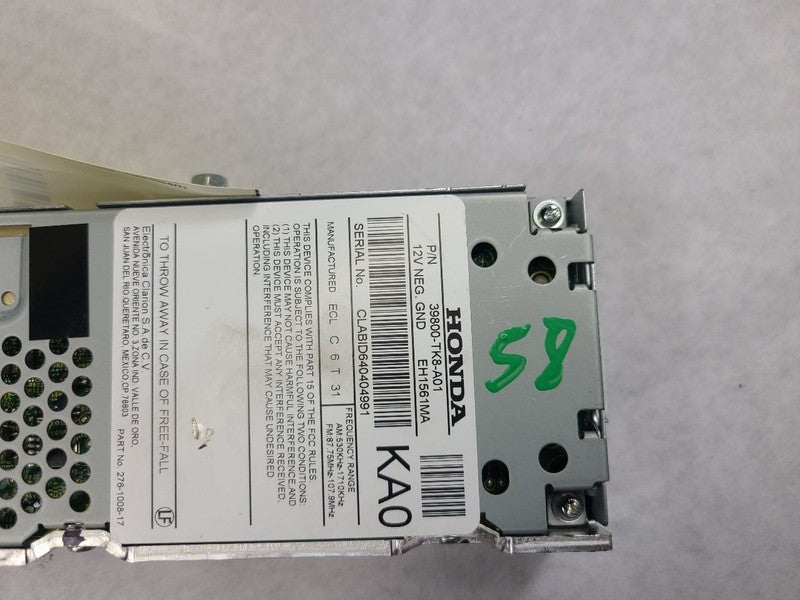 Audio Equipment Radio US Market Satellite Tuner Xm Fits 14-17 ODYSSEY 