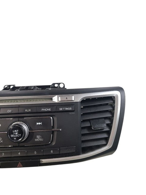 Audio Equipment Radio Sedan Receiver And Face Panel Fits 13-15 ACCORD 