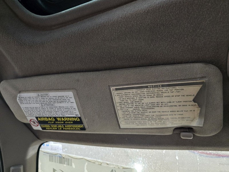 4 RUNNER  1998 Sun Visor 638013